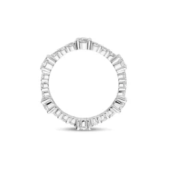 TI SENTO Eternity Tennis sormus, hopeaa ja zirkonit, 12428ZI
