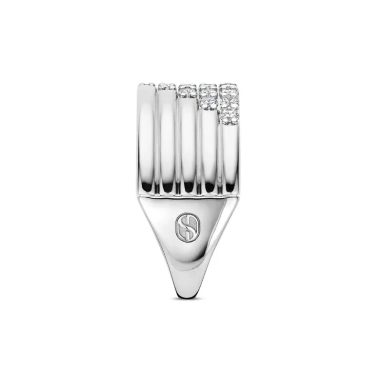 TI SENTO Layered sormus, hopeaa ja zirkonit, 12410ZI