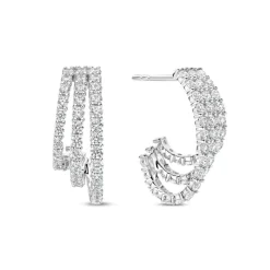 TI SENTO Stardust korvakorut, hopeaa ja zirkonit, 78069ZI
