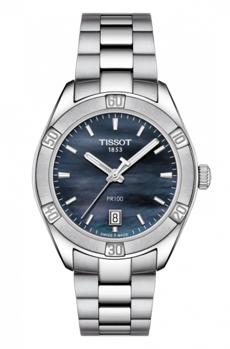 Tissot PR 100 Sport Chic T101.910.11.121.00, naisten rannekello