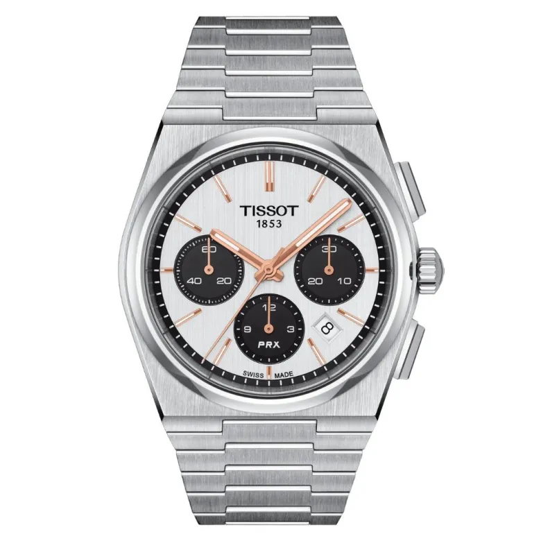 Tissot PRX Automatic Chronograph, 42 mm, T1374271101100 rannekello