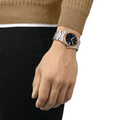 Tissot PRX Powermatic 80, teräs ja 18K ruusukulta, T9314074104100 rannekello