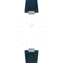 Tissot PRX ranneke, 12 mm, tummansininen nahka, T852047701