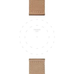 Tissot ranneke, 22 mm, beige kangas, T852046752