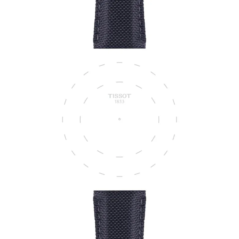 Tissot ranneke, 21 mm, harmaa kangas, T852048183