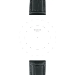 Tissot ranneke, 21 mm, harmaa nahka, T852045750