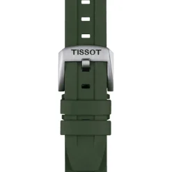 Tissot ranneke, 20 mm, khakinvihreä silikoni, T852049054
