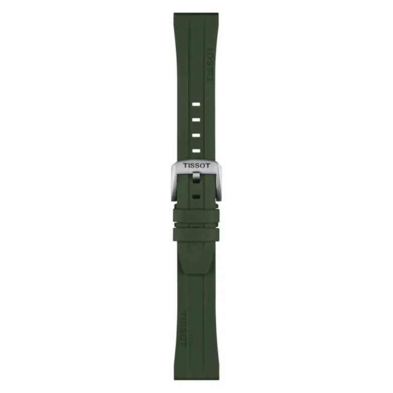 Tissot ranneke, 20 mm, khakinvihreä silikoni, T852049054