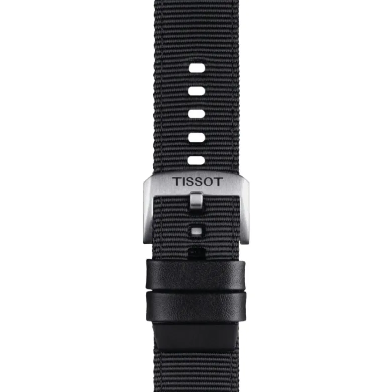 Tissot ranneke, 22 mm, musta kangas, T852046769