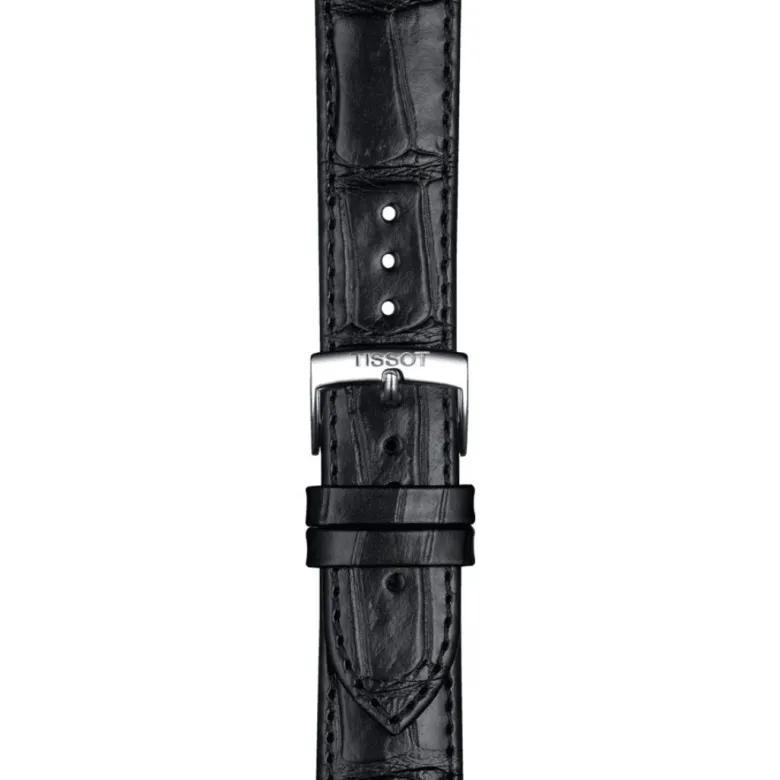 Tissot ranneke, 20 mm, musta nahka, T852043012