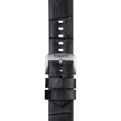 Tissot ranneke, 22 mm, musta nahka, T852046775