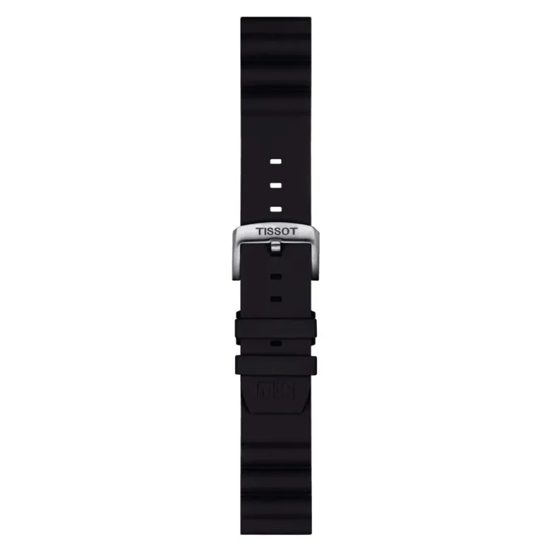 Tissot ranneke, 22 mm, musta silikoni, T852047179