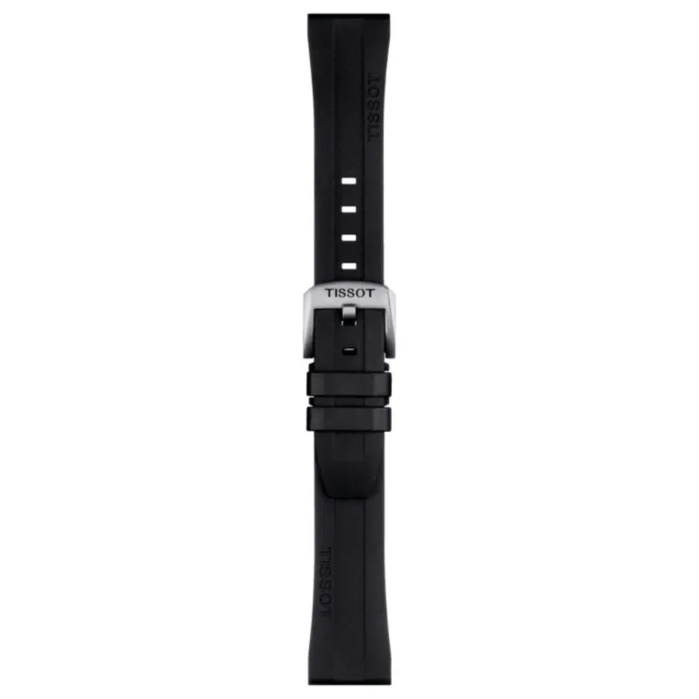 Tissot ranneke, 20 mm, musta silikoni, T852044545