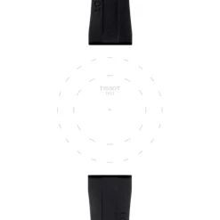Tissot ranneke, 20 mm, musta silikoni, T852044545