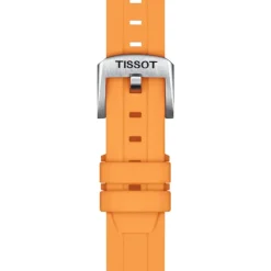 Tissot ranneke, 18 mm, oranssi silikoni, T852047452