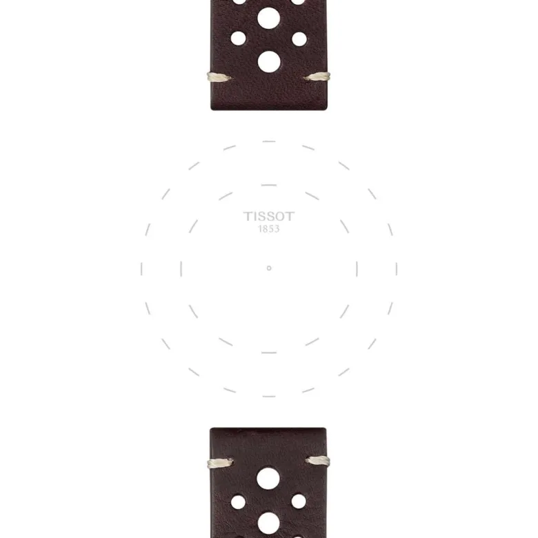 Tissot ranneke, 22 mm, ruskea nahka, T852046777