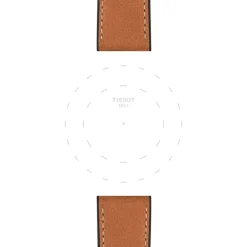 Tissot ranneke, 23 mm, ruskea nahka, T852047777