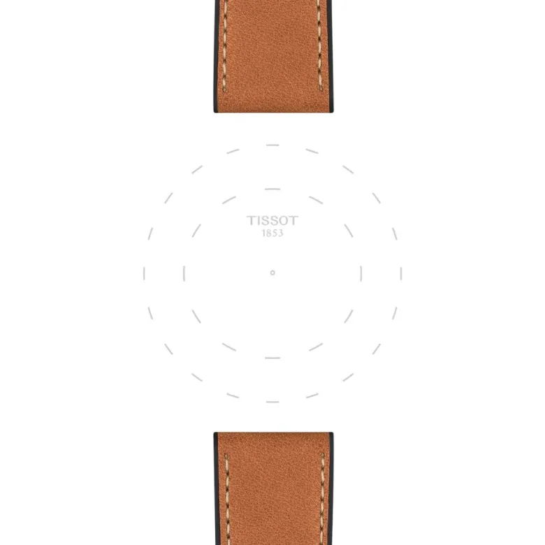 Tissot ranneke, 23 mm, ruskea nahka, T852047777