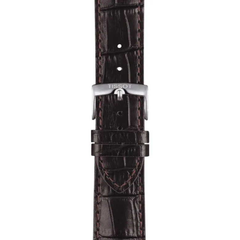 Tissot ranneke, 22 mm, ruskea nahka, T852041655