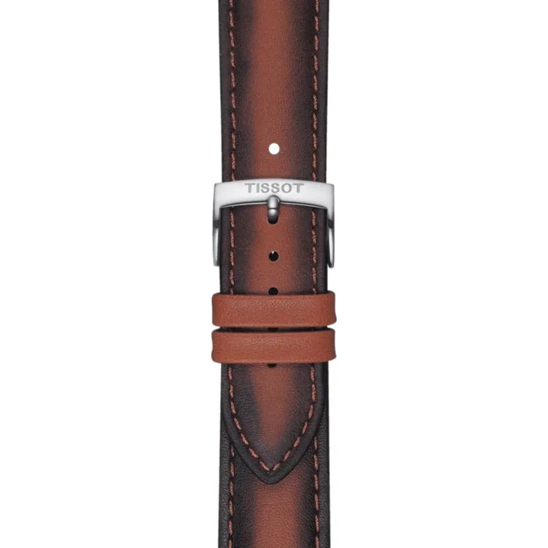 Tissot ranneke, 20 mm, ruskea nahka, T852046842