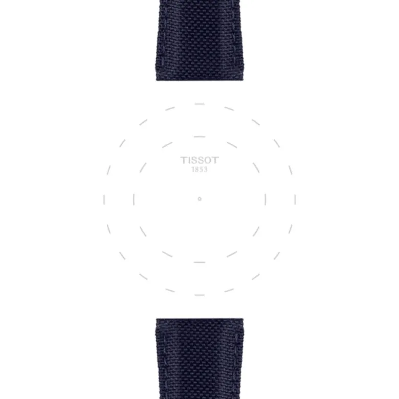 Tissot ranneke, 21 mm, sininen kangas, T852048185