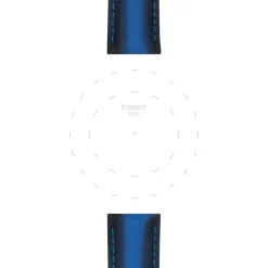 Tissot ranneke, 20 mm, sininen nahka, T852046840