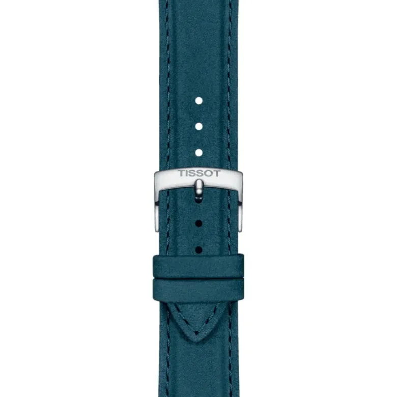 Tissot ranneke, 21 mm, sininen nahka, T852048227