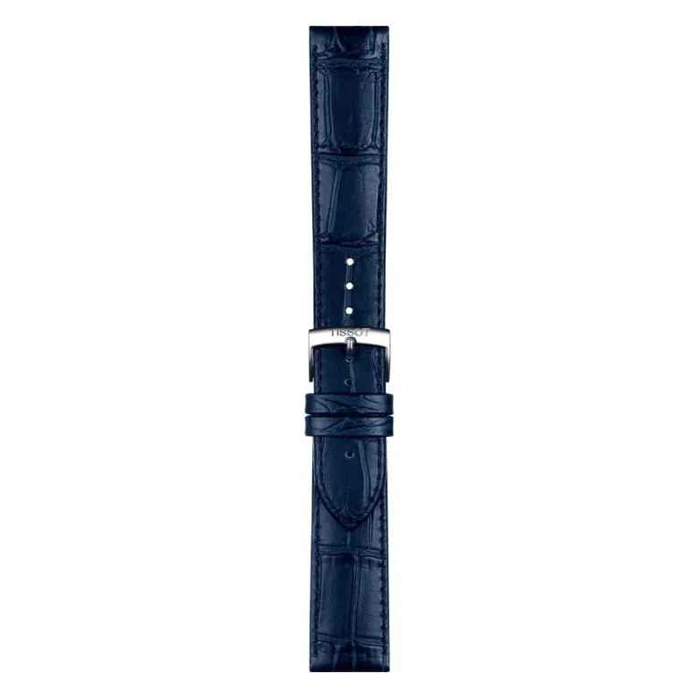 Tissot ranneke, 20 mm, sininen nahka, T852041534