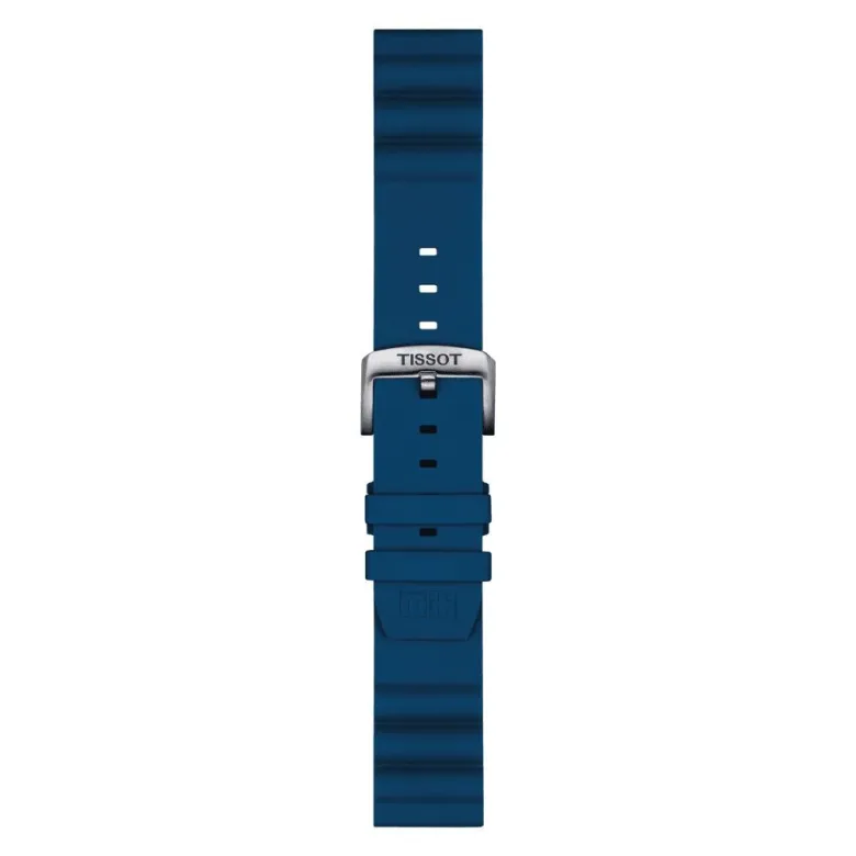 Tissot ranneke, 22 mm, sininen silikoni, T852047175