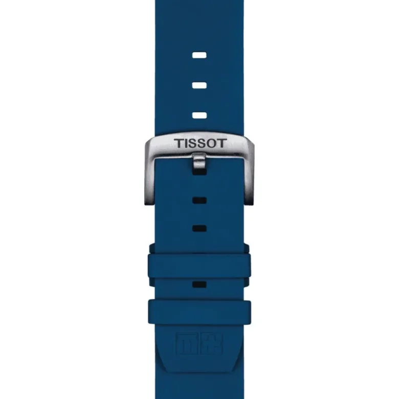 Tissot ranneke, 22 mm, sininen silikoni, T852047175