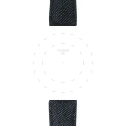 Tissot ranneke, 22 mm, tummansininen kangas, T852046779