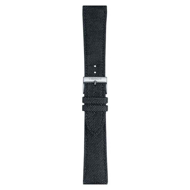 Tissot ranneke, 22 mm, tummansininen kangas, T852046779