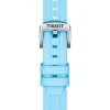 Tissot ranneke, 18 mm, vaaleansininen silikoni, T852047450