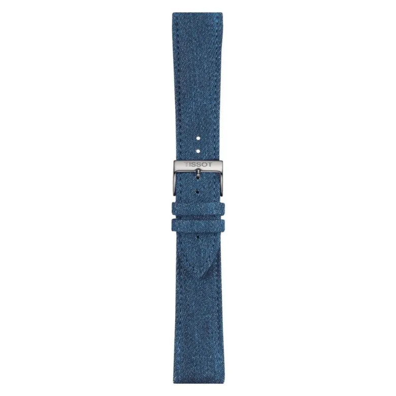 Tissot ranneke, 22 mm, vaaleansininen kangas, T852046781