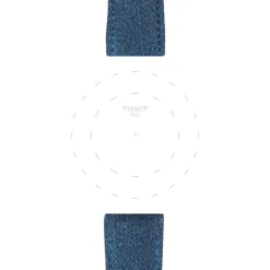 Tissot ranneke, 22 mm, vaaleansininen kangas, T852046781
