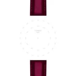 Tissot ranneke, 18 mm, viininpunainen, T852048152