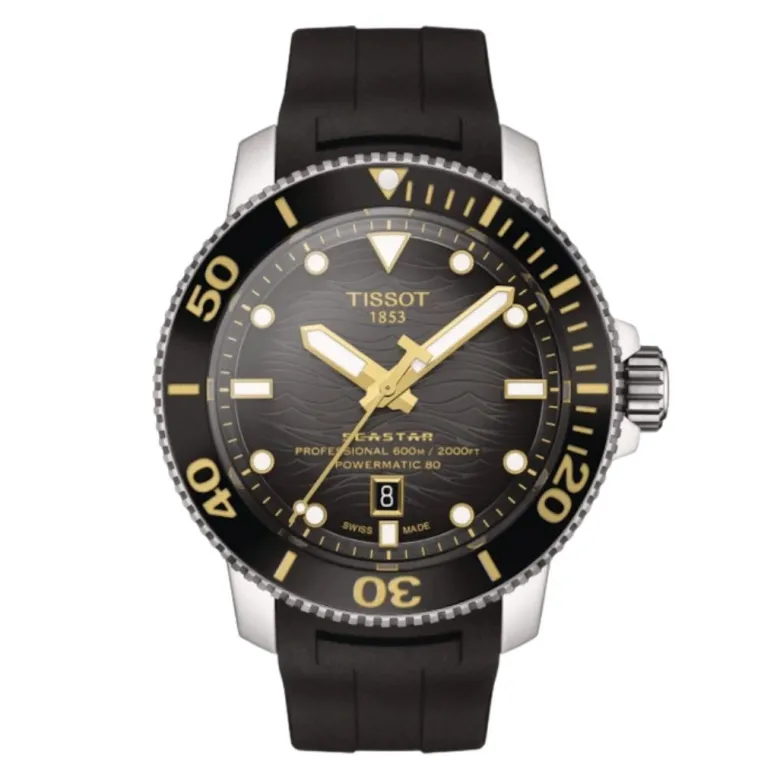 Tissot Seastar 2000 Professional Powermatic 80, T1206071744101 rannekello