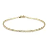 Vittoria keltakultainen tennis timanttirannekoru, 0,97ct