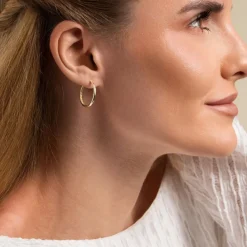 Vittoria rengaskorvakorut, 23,6 mm, keltakultaa